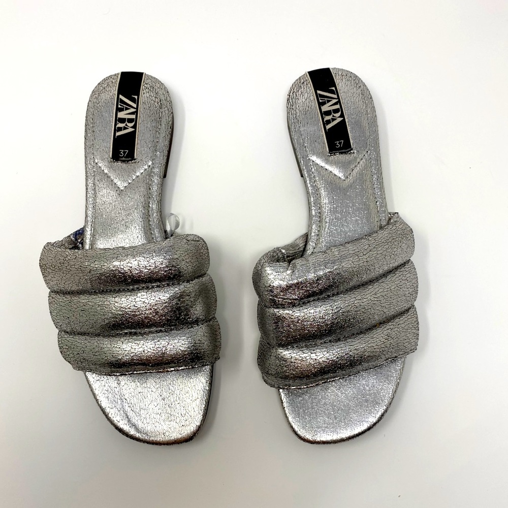 Zara puffy slides